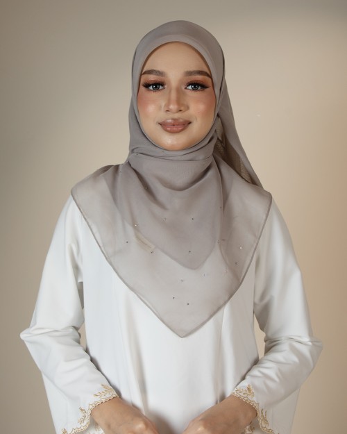 QAIRA BAWAL PLAIN - QAP13(COIN GREY)