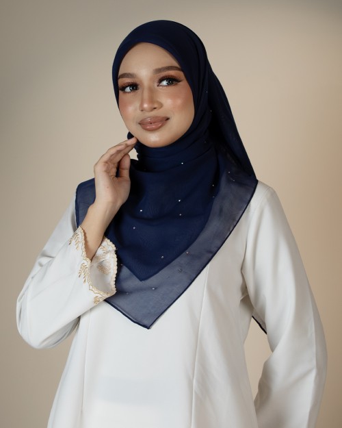 QAIRA BAWAL PLAIN - QAP20(NAVY BLUE)