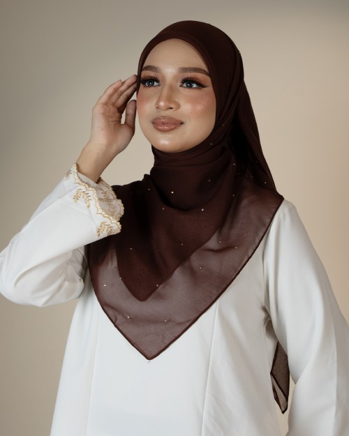 QAIRA BAWAL PLAIN - QAP18(RICH BROWN)