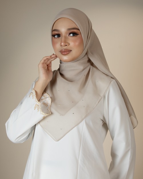 QAIRA BAWAL PLAIN - QAP03(SMOKE GREY)