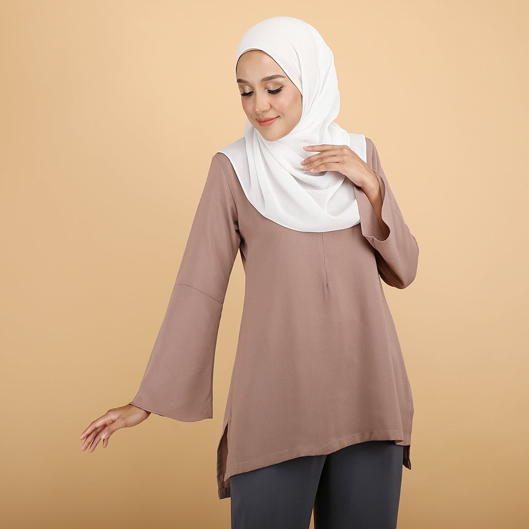 BLOUSE GIA - GIA01 (BROWN)