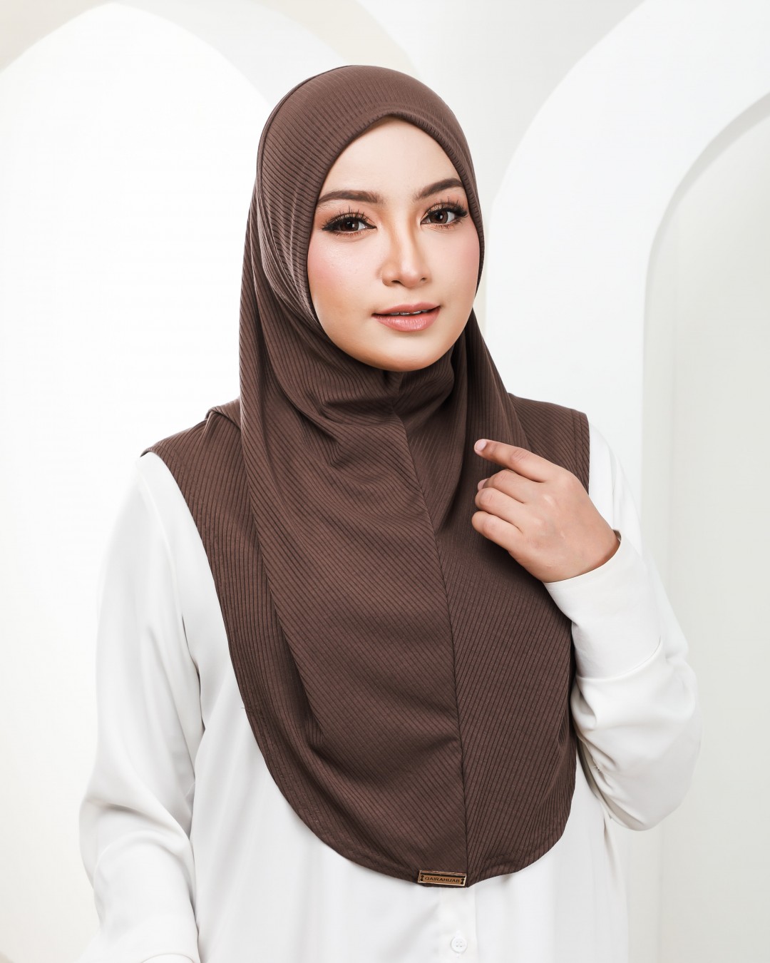 SAUK RIBBED SLIM CUT - SUKS15 (CHOCOLATE)