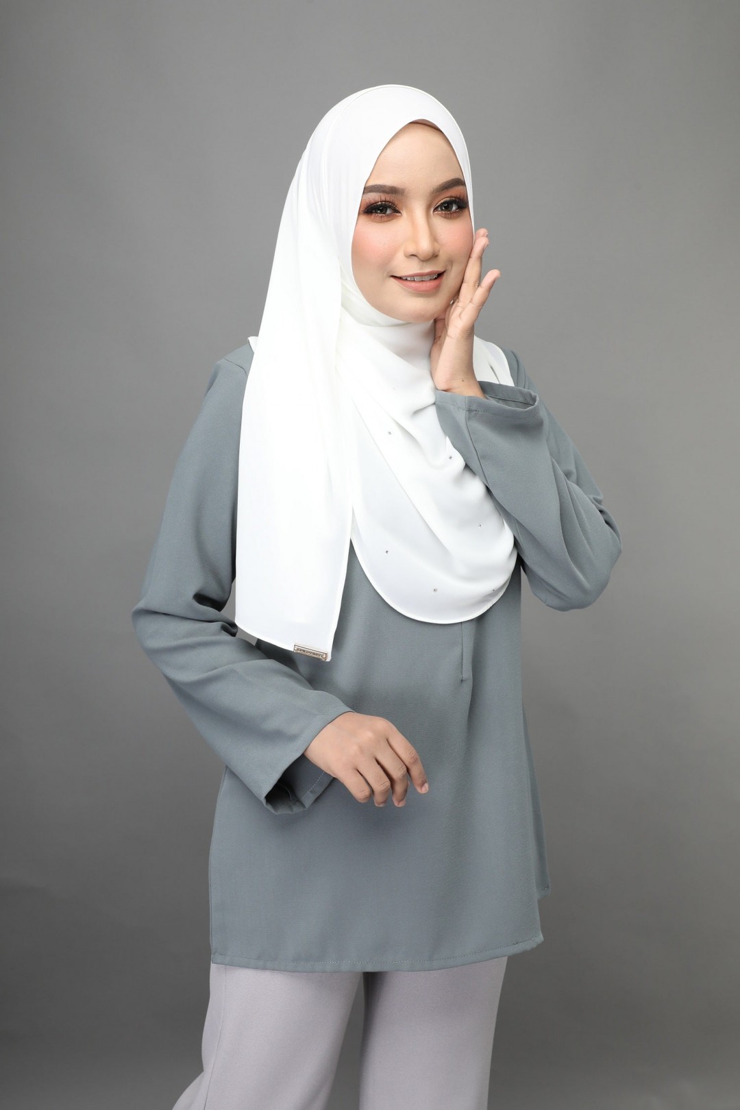 BLOUSE BETTY - BY08 (GREY)